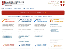 Tablet Screenshot of cambridge-zkousky.cz